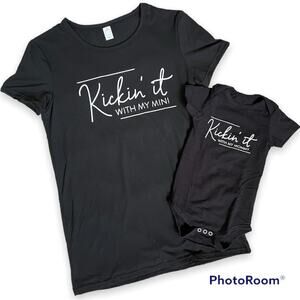 Matching Mama & Mini Shirt & Onesie Set